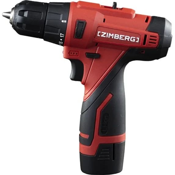 کیت دریل پیچ گوشتی 10 میلی متری شارژی 12 ولت لیتیومی زیمبرگ PZL-2312 — تصویر ۲