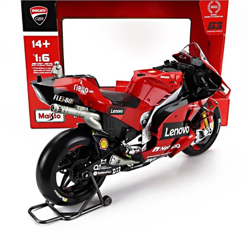 ماکت موتور DUCATI Lenovo برند Maisto – مقیاس 1/6 آیتم 32229 — تصویر ۹