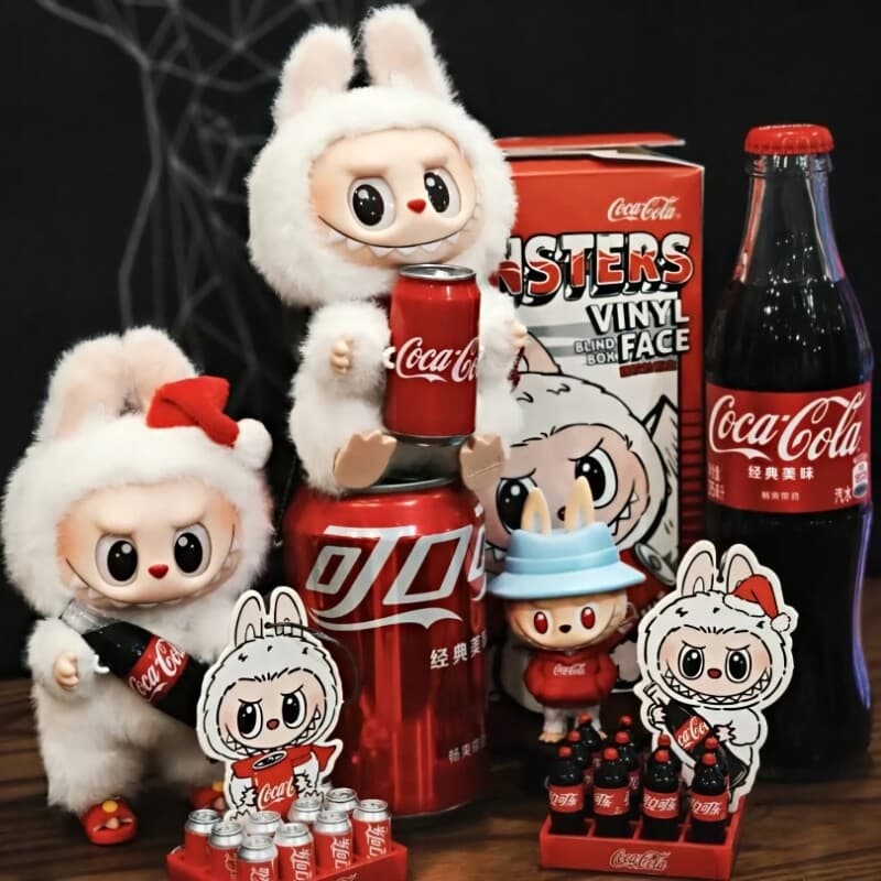 عروسک لبوبو سری کوکاکولا اورجینال POP MART سوپرایزی — تصویر ۵
