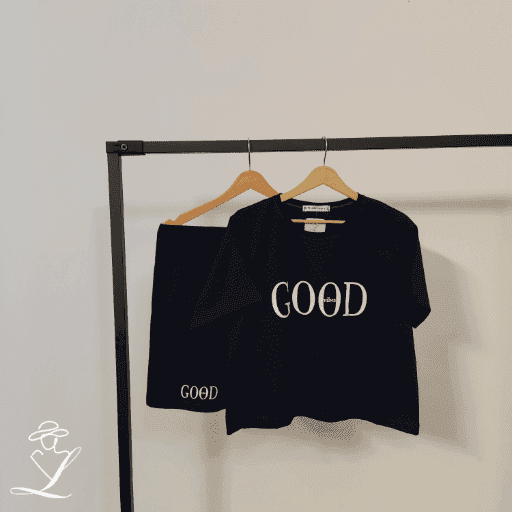 کراپ شورتک GOOD VIBES — تصویر ۶