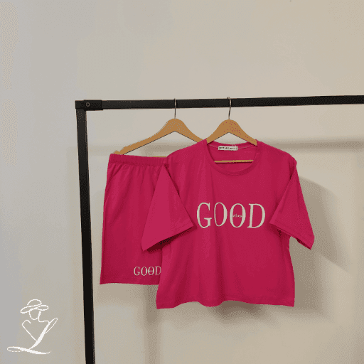 کراپ شورتک GOOD VIBES — تصویر ۷