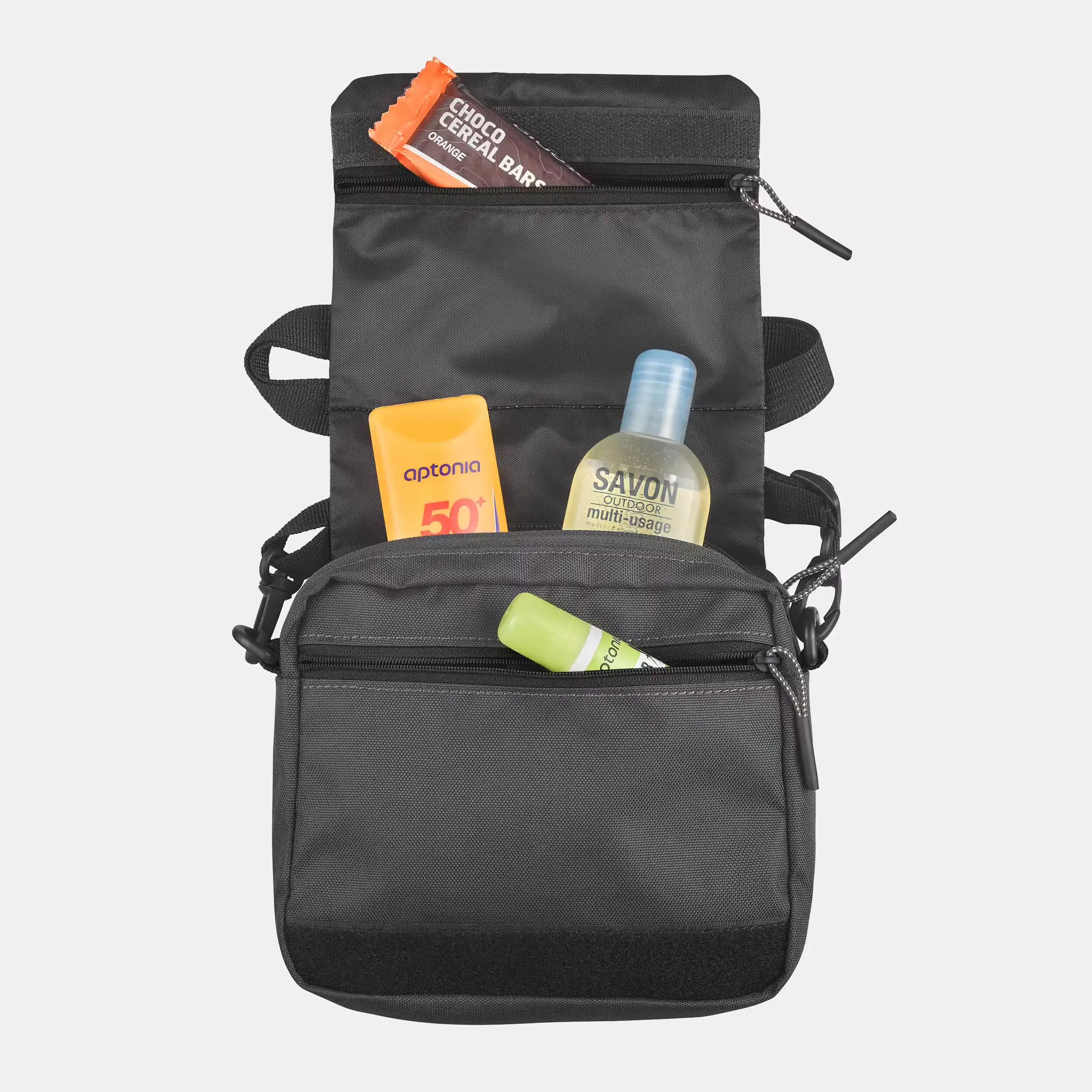 کیف دوشی فورکلاز مدل Forclaz Multi-pocket travel bag — تصویر ۹
