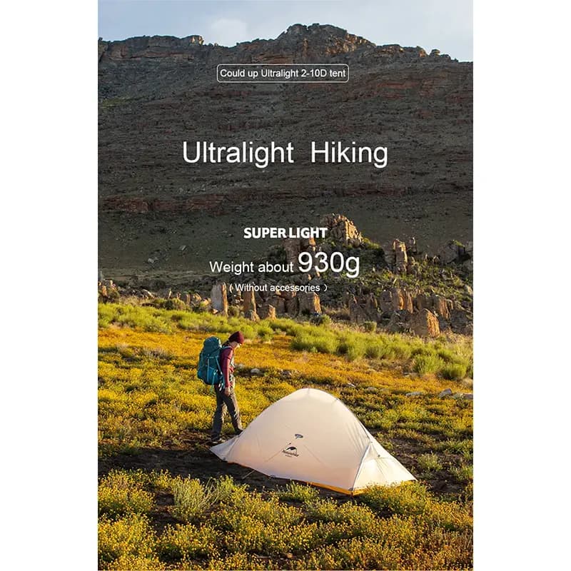 چادر نیچرهایک CLOUD-UP ULTRALIGHT مدل NH19ZP017 — تصویر ۷