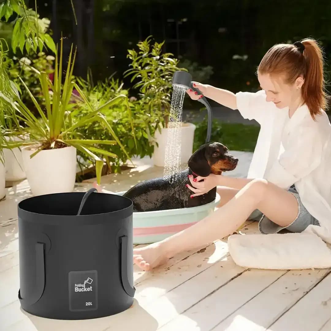 دوش کمپینگ گرین لاین مدل CAMPING SHOWER مخزن دار ۲۰ لیتر — تصویر ۳