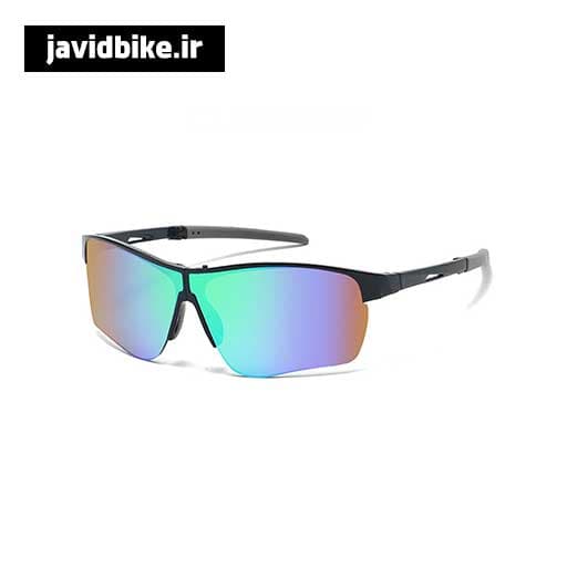 عینک تاشو دوچرخه مدل YOBOCO اسپرت | محافظت UV400، فریم منعطف TR90 و کیف حمل بازویی — تصویر ۵