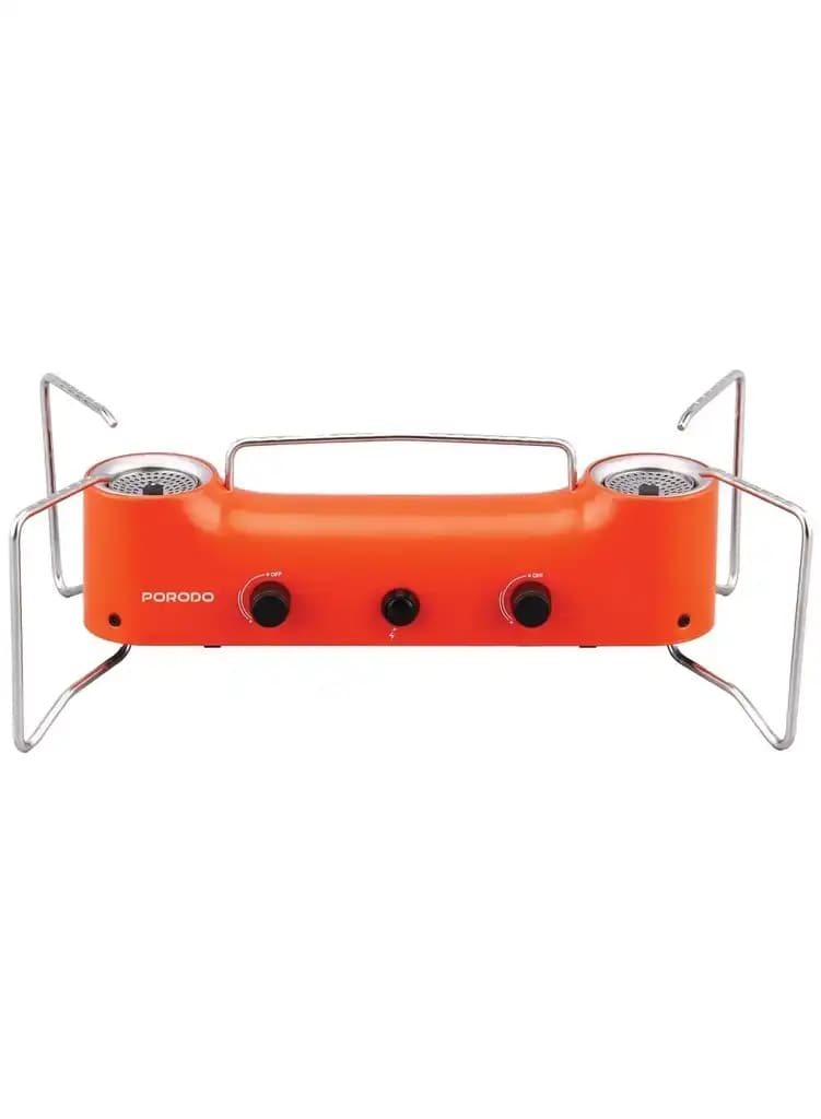 اجاق گاز کمپینگ دو شعله پرودو مدل Porodo Lifestyle Dual Burner Camping Gas Stove — تصویر ۴