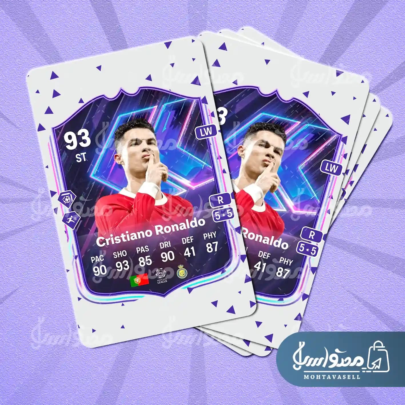 کارت بازی رونالدو FC 25 (کارت فلش بک) — تصویر ۶