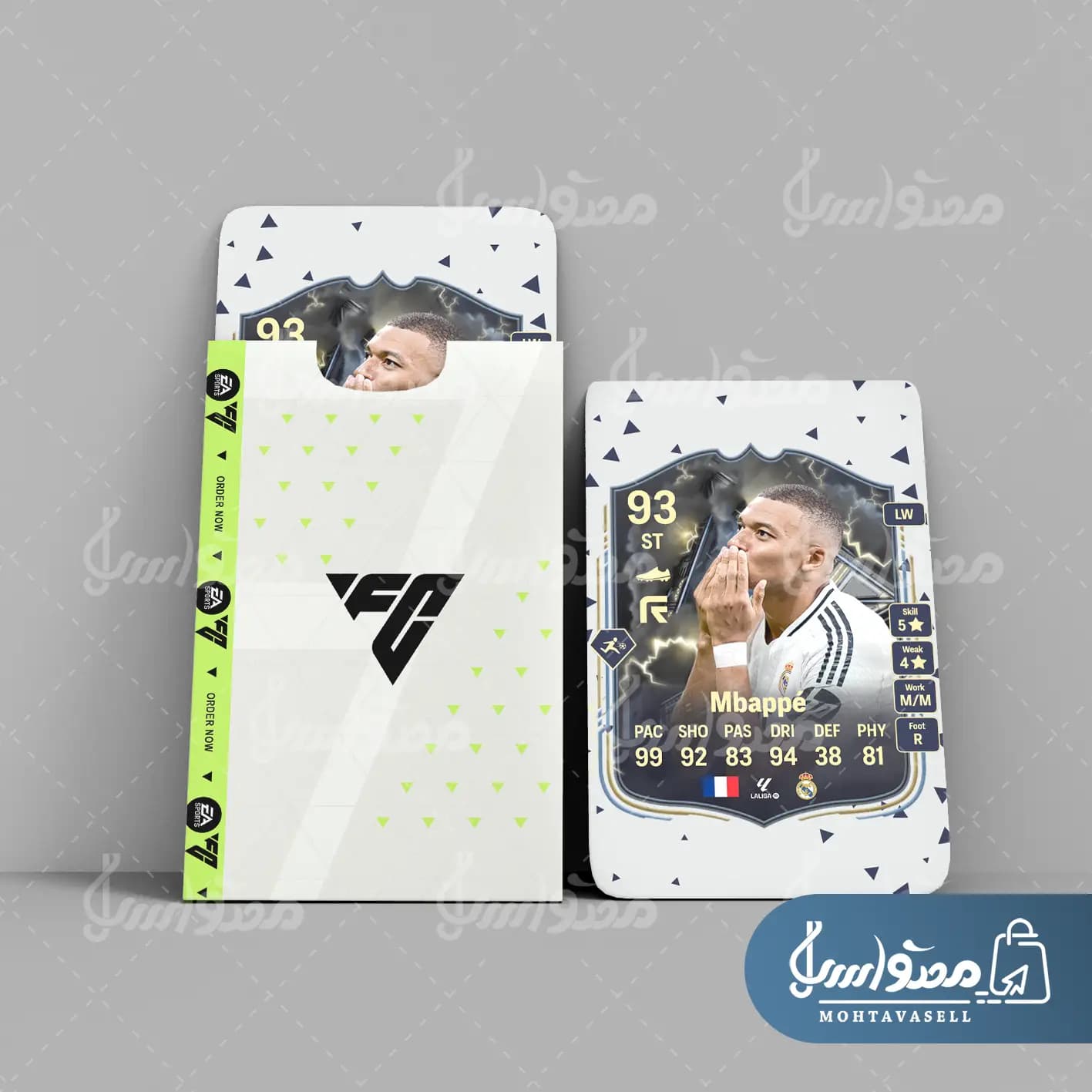 کارت بازی امباپه FC 25 (کارت تاندراستراک) — تصویر ۵