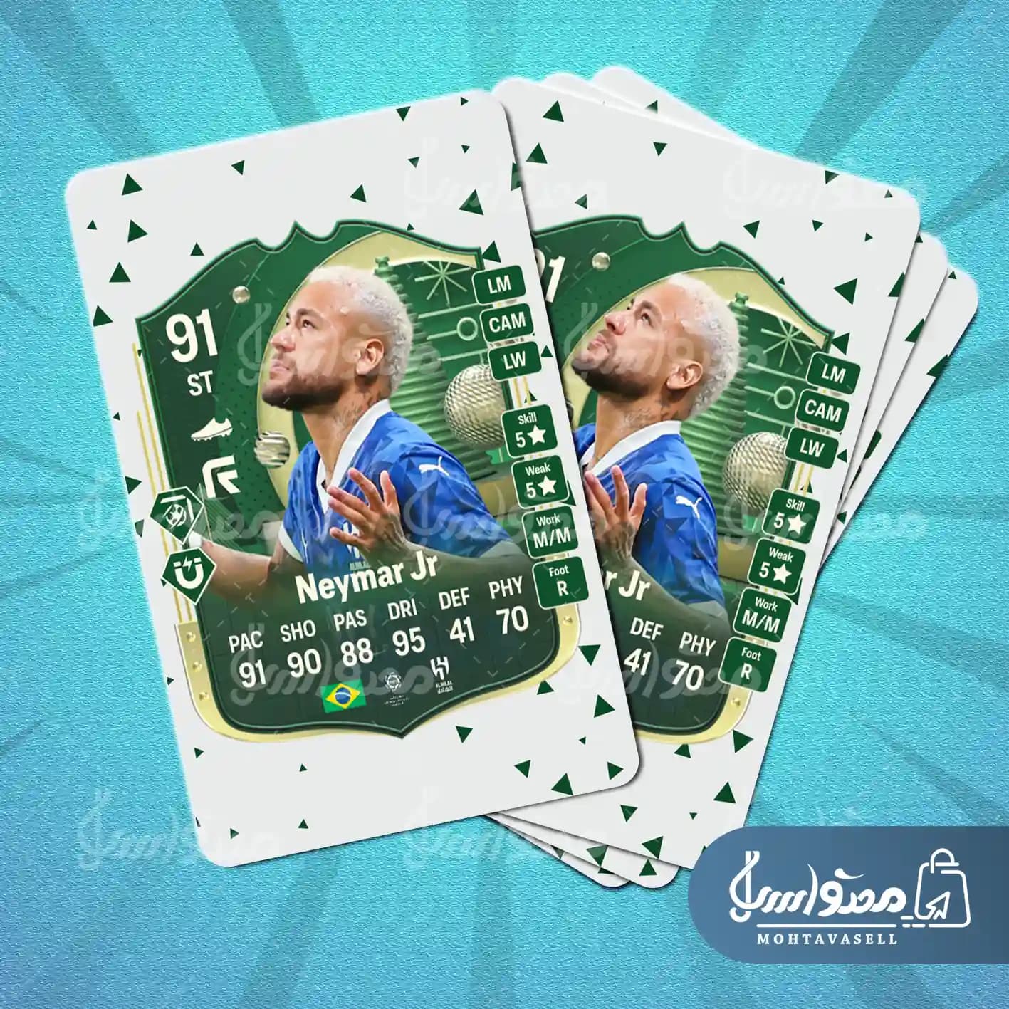 کارت بازی نیمار FC 25 (کارت وینتر) — تصویر ۵