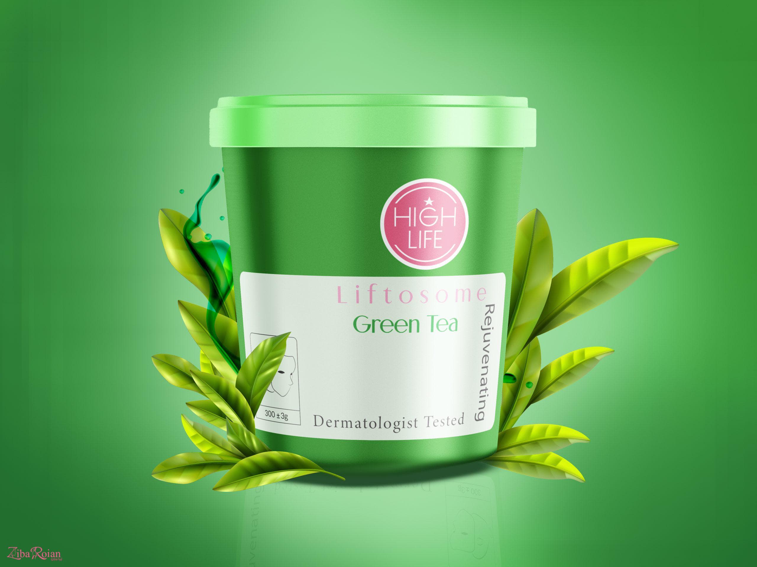 ماسک گچی چای سبز هایلایف 300 گرم