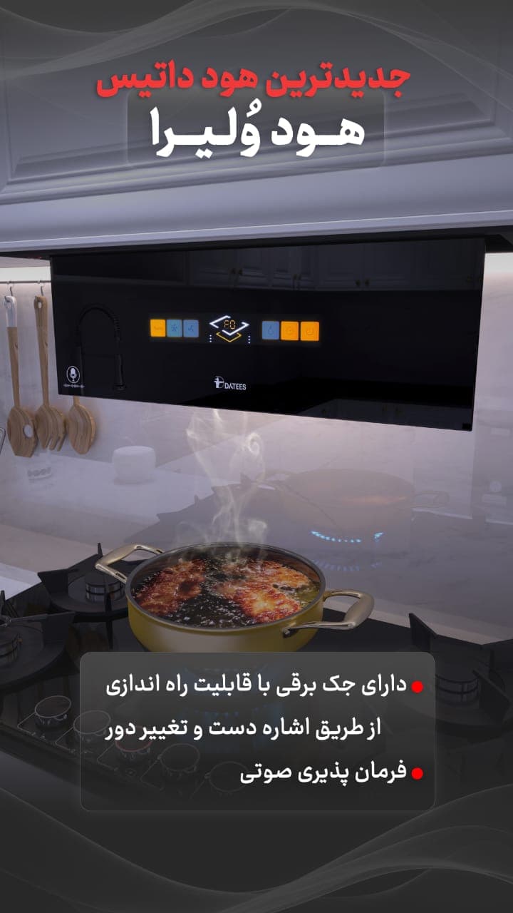 هود فرمان صوتی داتیس مدل – volira — تصویر ۹