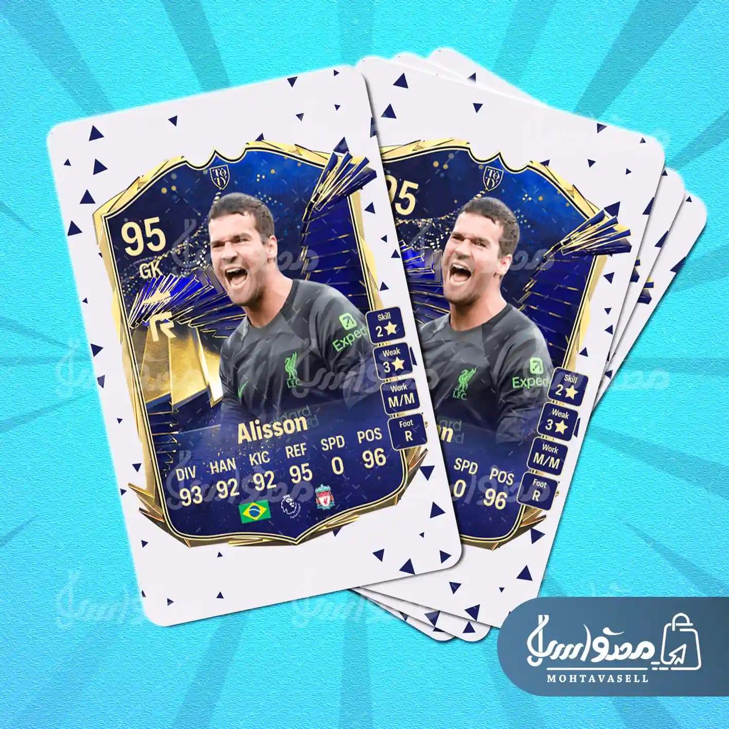 کارت بازی آلیسون بکر FC 24 (کارت توتی) — تصویر ۲