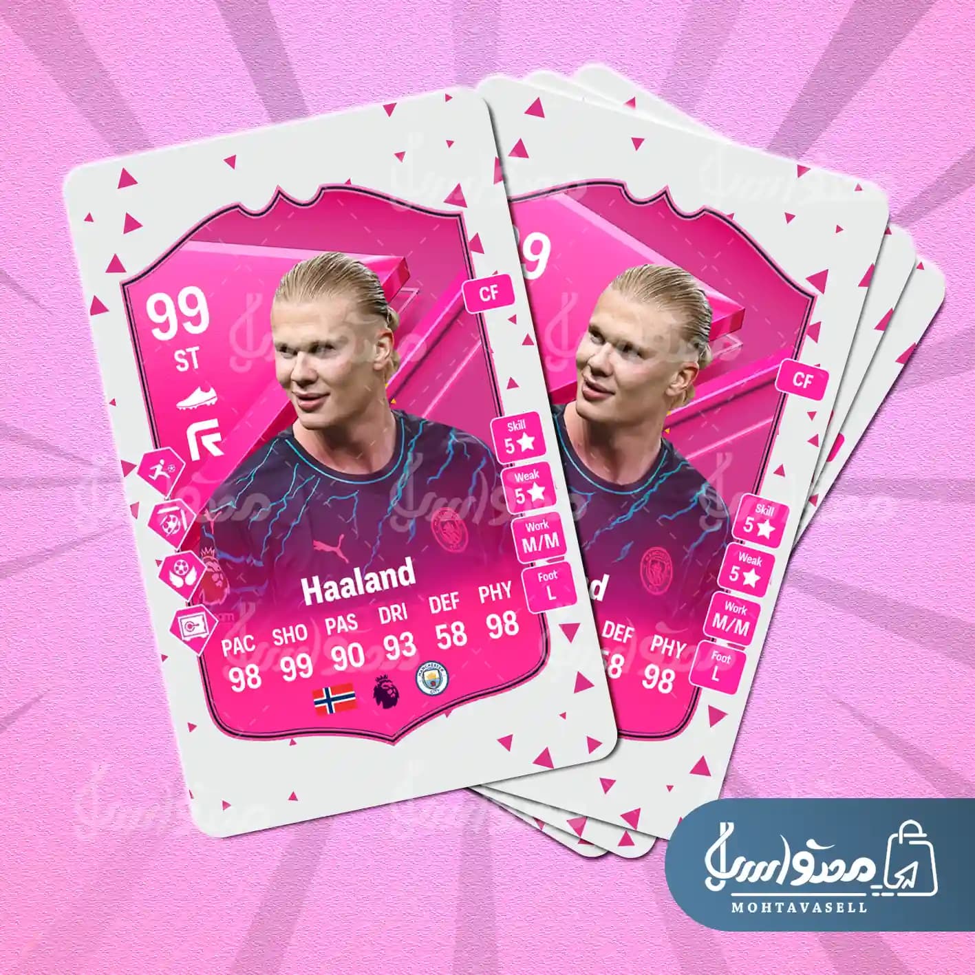 کارت بازی هالند FC 24 (کارت فوتیز) — تصویر ۵