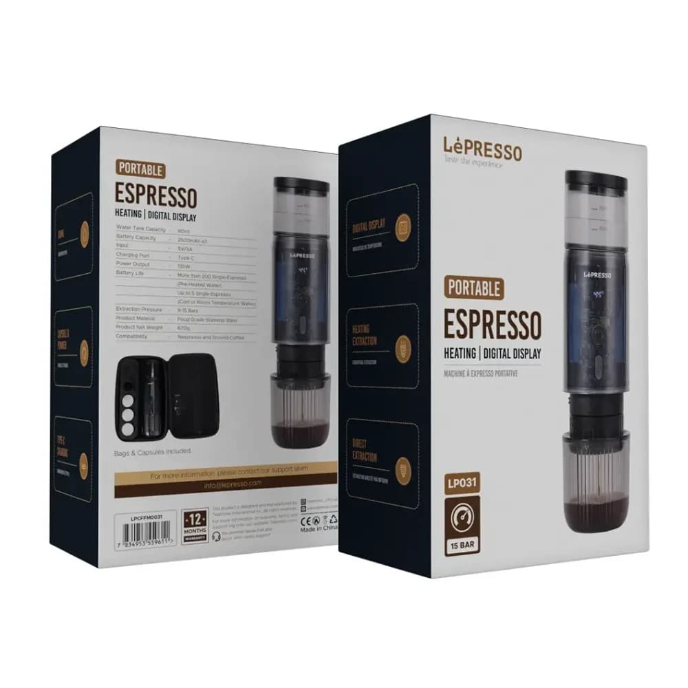 اسپرسوساز سفری لپرسو LEPRESSO PORTABLE ESPRESSO LP031 — تصویر ۳