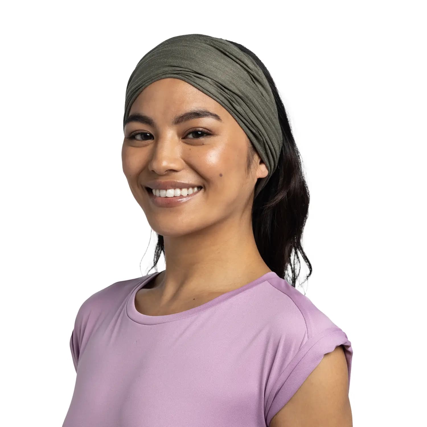 دستمال سر باف Buff CoolNet UV® Neckwear Solid Khaki — تصویر ۸