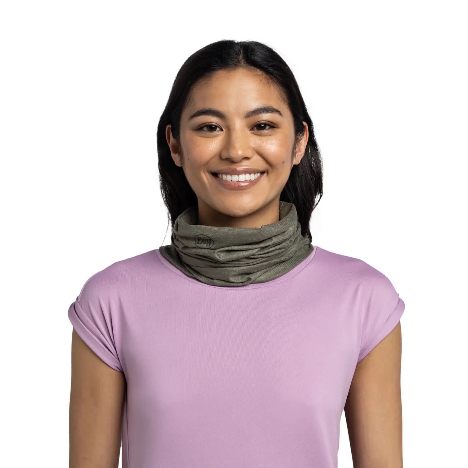 دستمال سر باف Buff CoolNet UV® Neckwear Solid Khaki — تصویر ۳