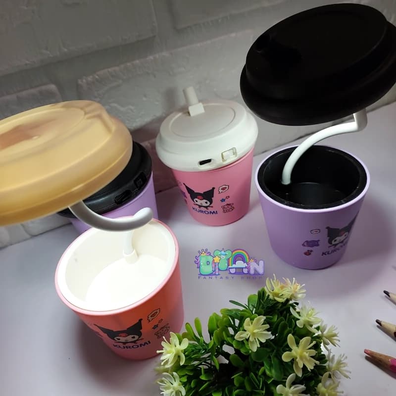 چراغ مطالعه و جاقلمی جمع شونده طرح ماگ کرومی — تصویر ۳