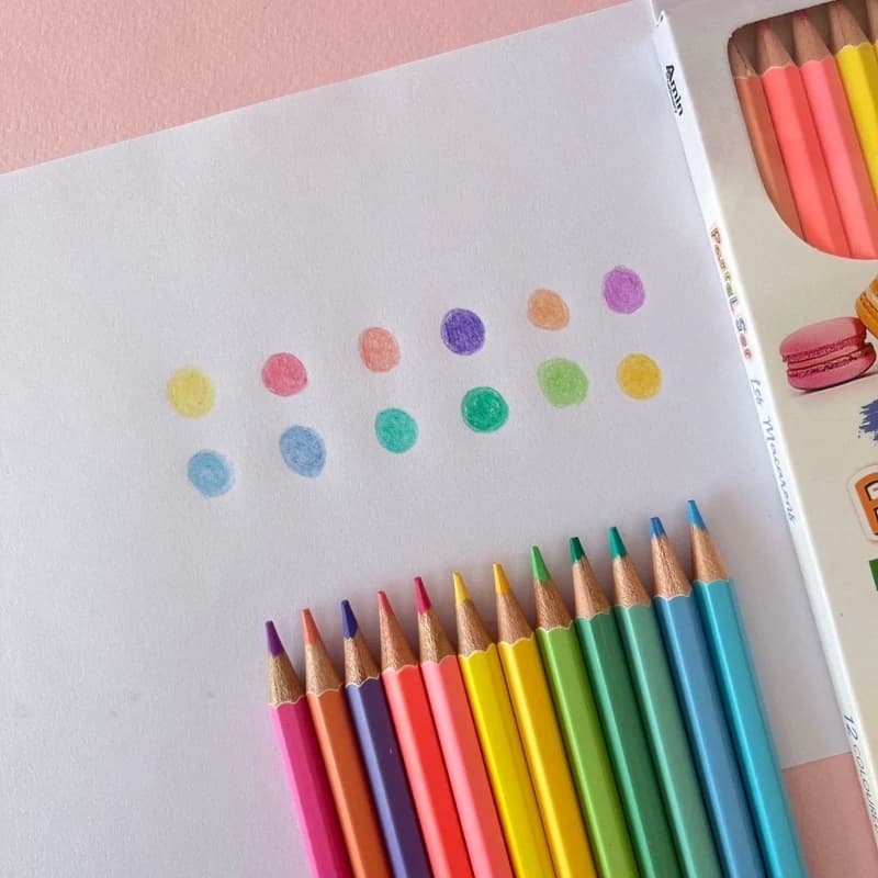 مدادرنگی 12 رنگ پاستلی Pastel set — تصویر ۵