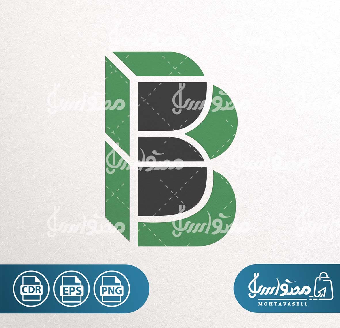 وکتور و لوگو تایپوگرافی B انگلیسی — تصویر ۲