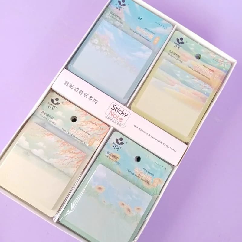 استیک نوت 50برگ طرح طبیعت