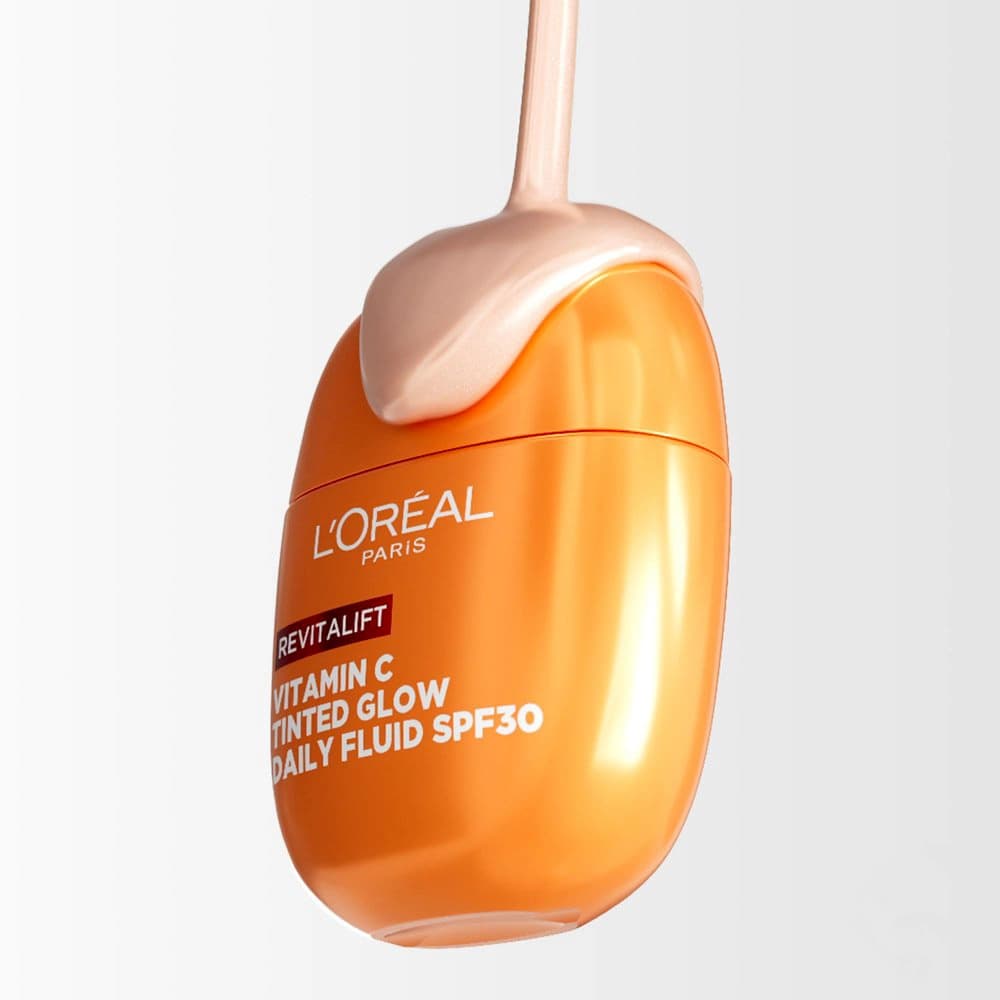 فلوئید ضدآفتاب رنگی ویتامین سی لورآل SPF30 — تصویر ۲
