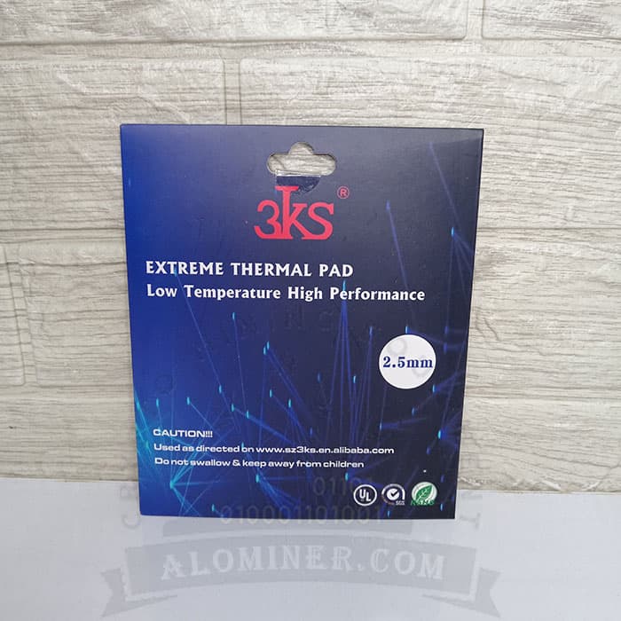 پد حرارتی 2.5 میل 3KS Silicone Thermal Pad
