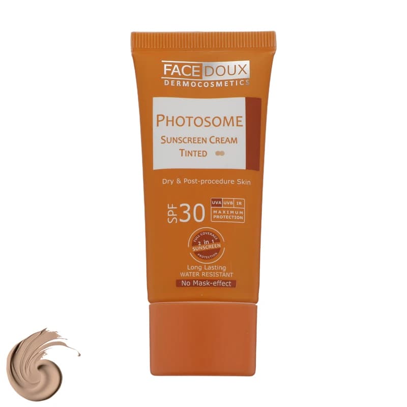 کرم ضد آفتاب رنگی فیس دوکس SPF 30 پوست چرب — تصویر ۲