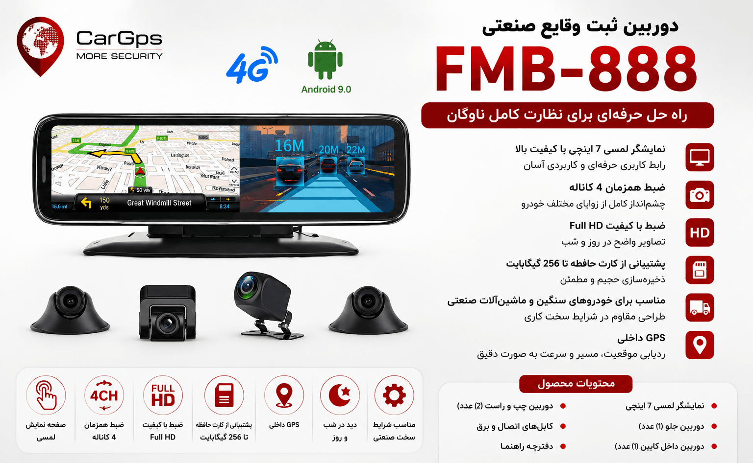 دوربین ثبت وقایع صنعتی مدل FMB-888 — تصویر ۱۰