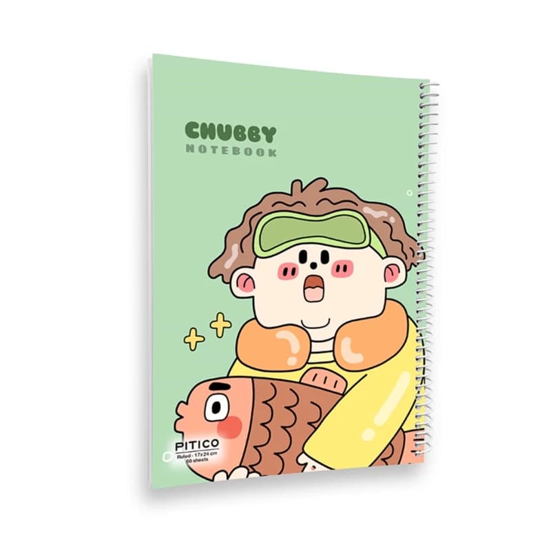 دفتر خط دار 60 برگ سری CHUBBY طرح 1 — تصویر ۲