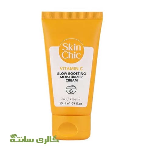 کرم مرطوب کننده و روشن کننده ویتامین C اسکین شیک Skin Chic کد KKPK0085 — تصویر ۲