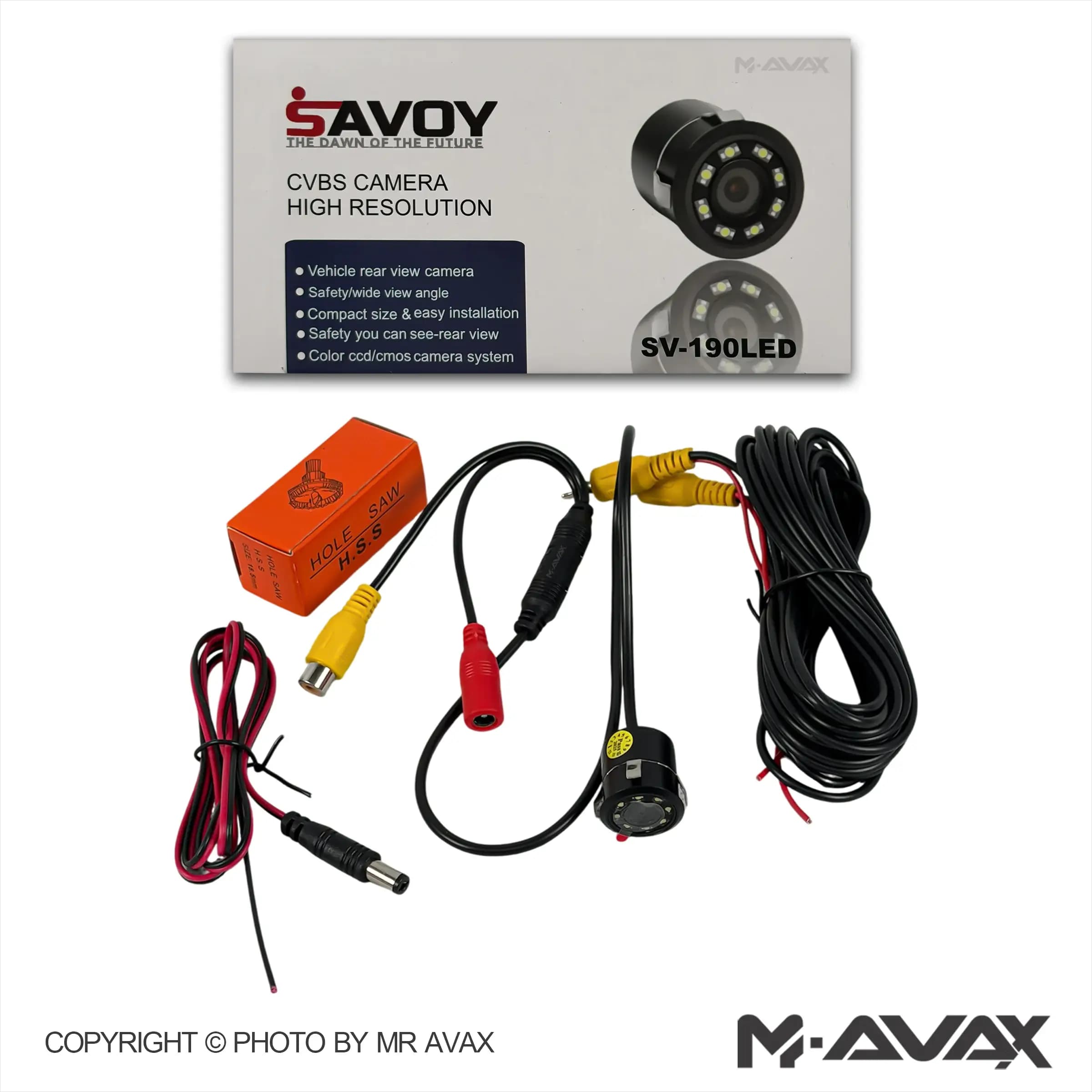 دوربین دنده عقب ساووی مدل SV-190 LED