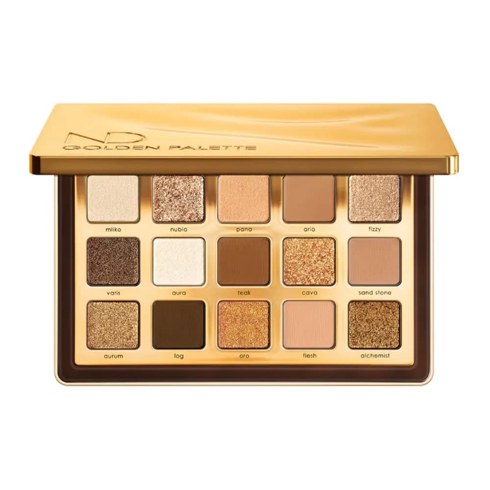 پالت سایه 15 رنگ ناتاشا دنونا مدل Golden Palette
