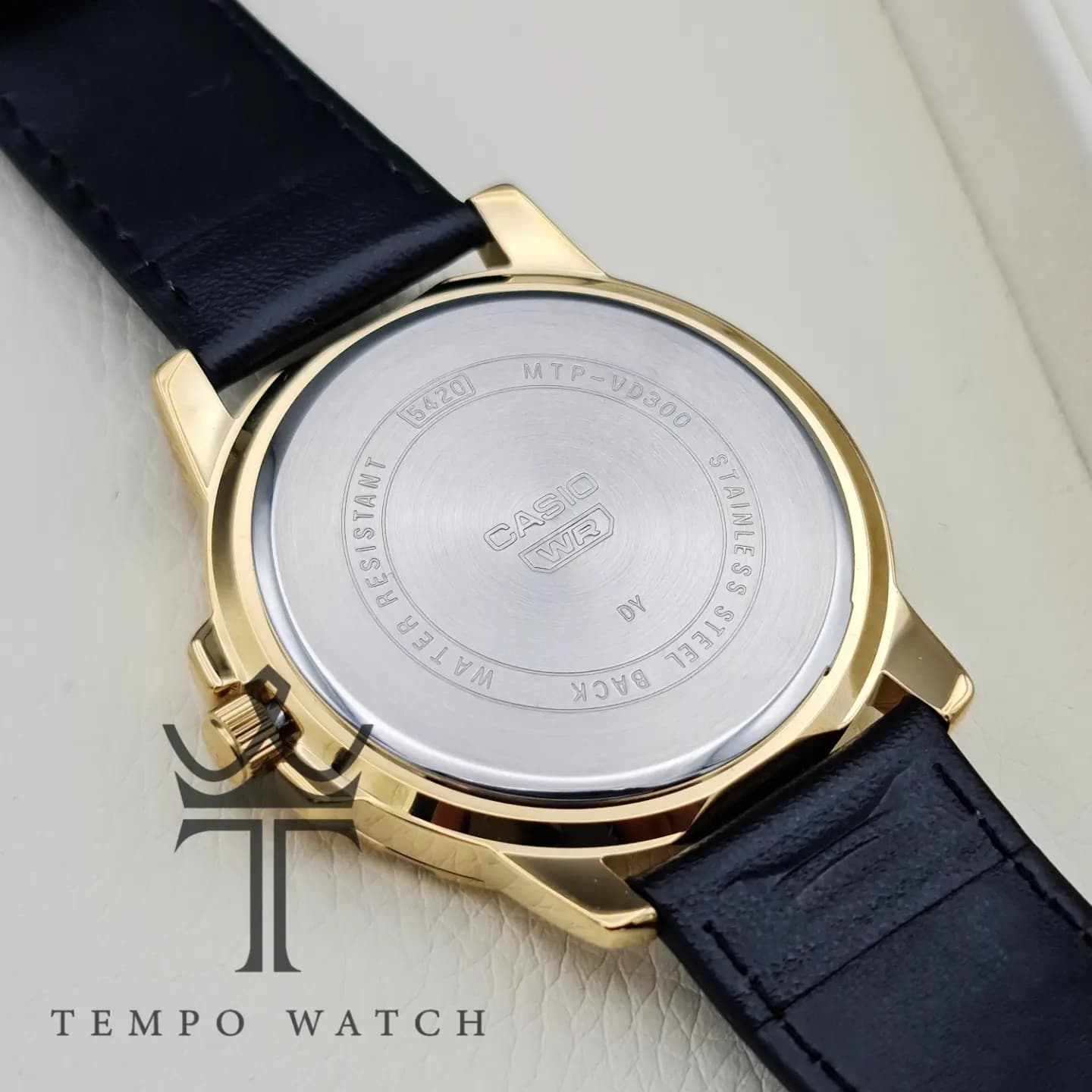 ساعت مچی کاسیو مردانه Casio MTP-VD300 مشکی — تصویر ۶