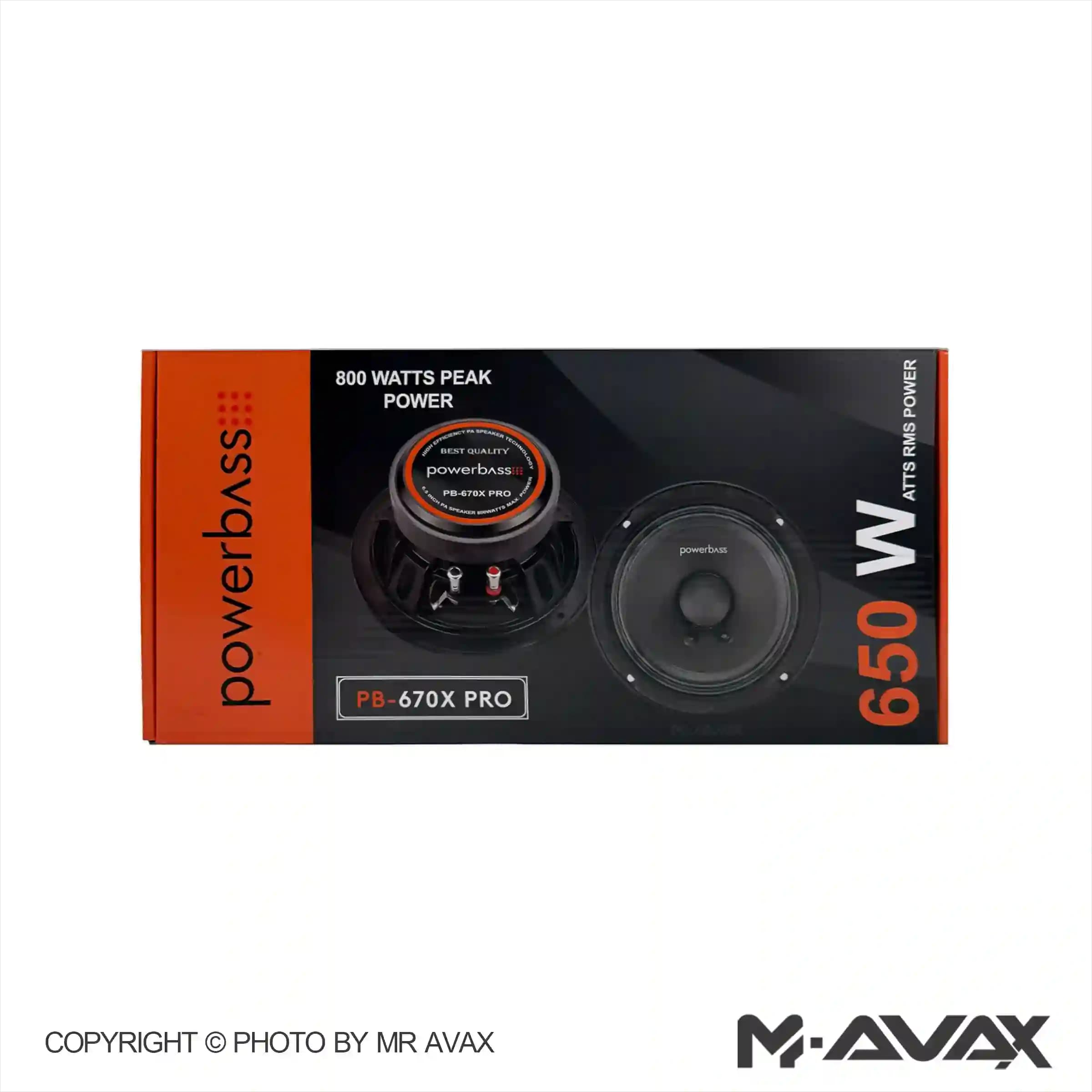 میدرنج 6.5 اینچ پاورباس مدل PB-670X PRO (دوعددی) — تصویر ۸