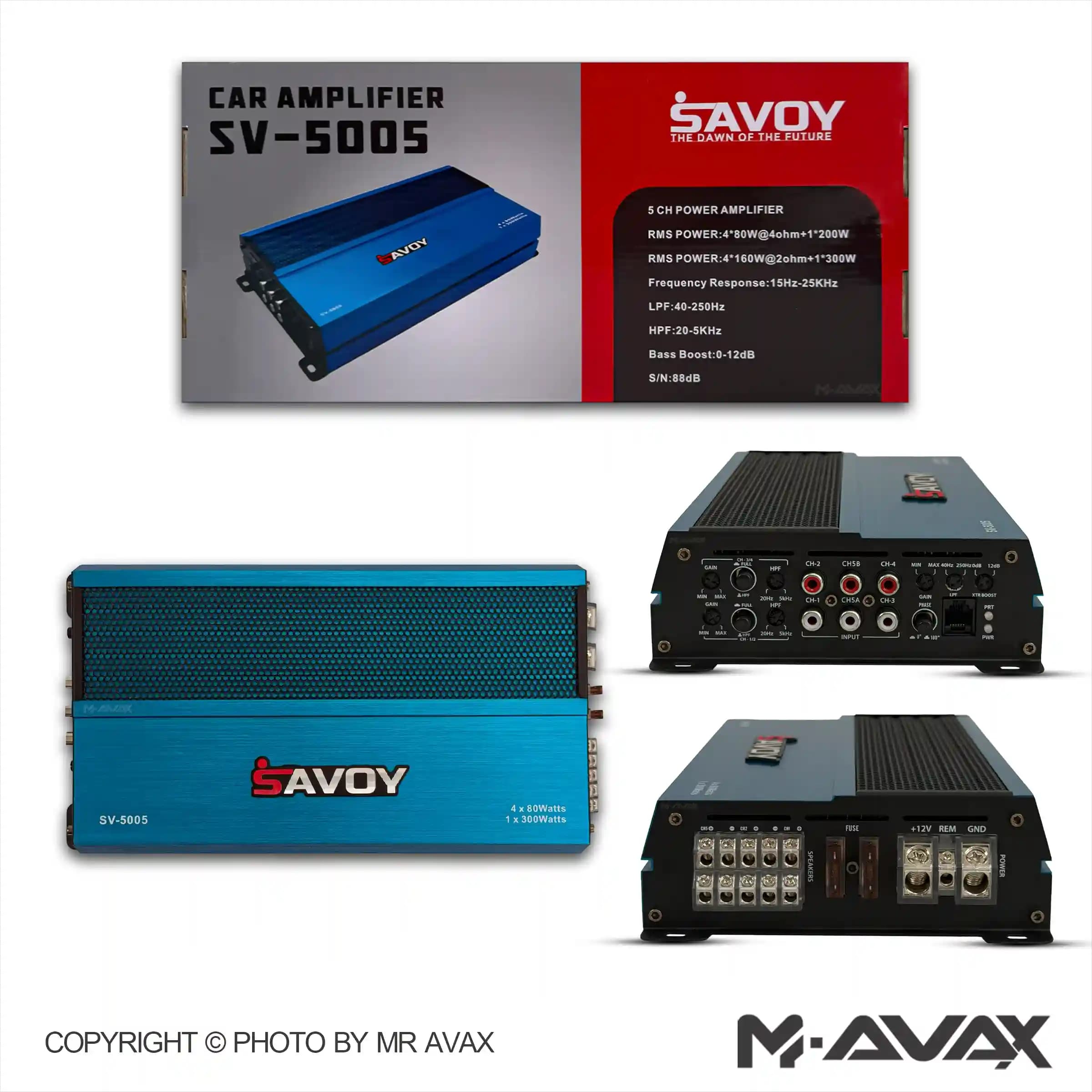 آمپلی فایر 5 کانال ساووی مدلSV-5005