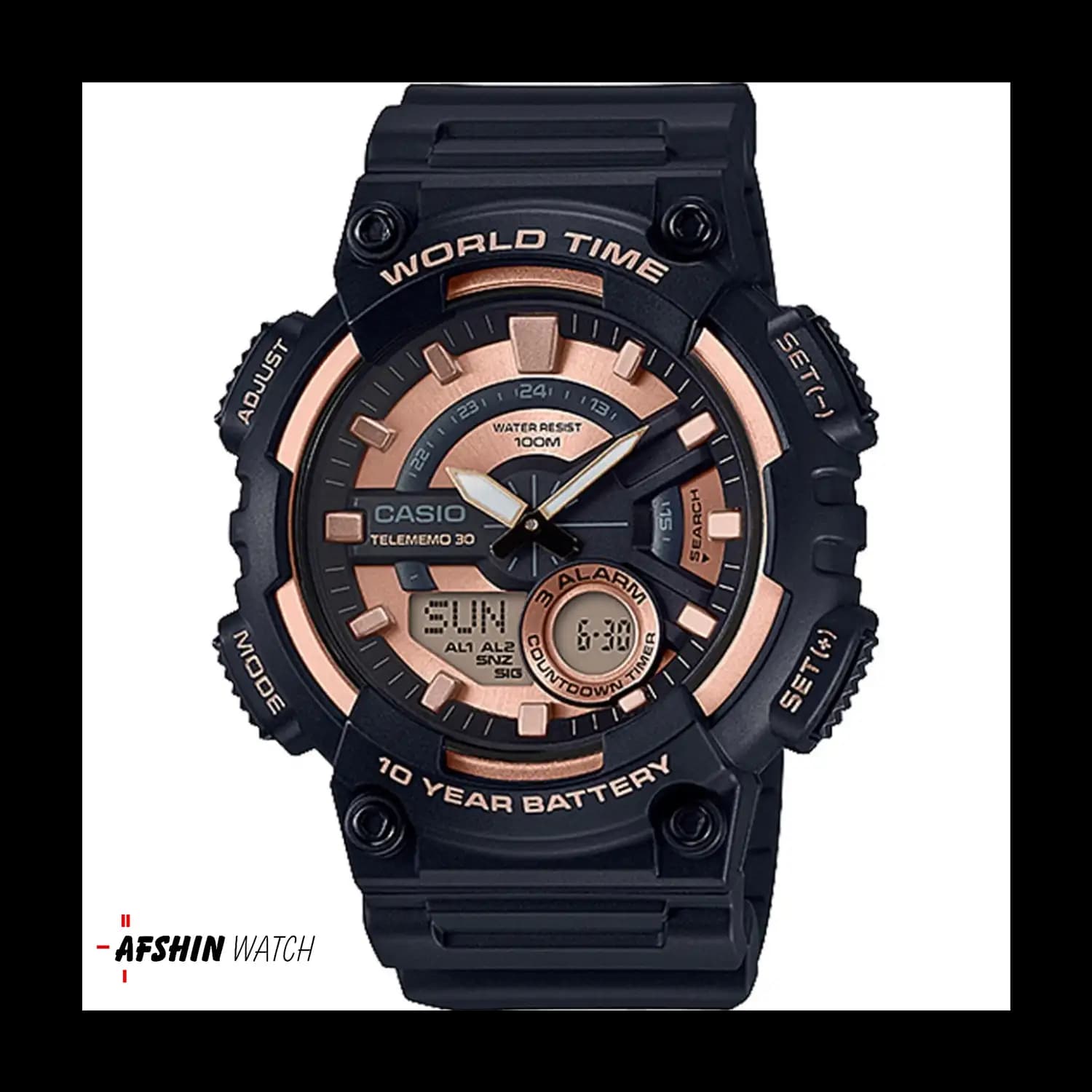 ساعت مچی کاسیو مردانه Casio AEQ-110W-1A3 — تصویر ۶