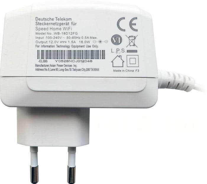 آداپتور 12 ولت 1.5 آمپر دیواری 12V-1.5A آلمانی Telekom