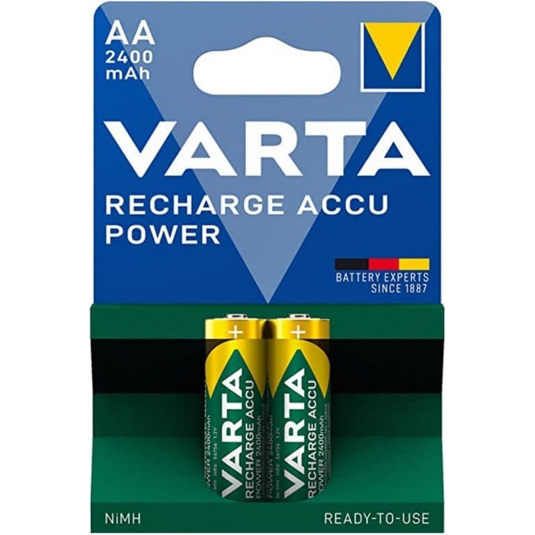 باتری قلمی قابل شارژ وارتا مدل ACCU power Ready-to-use 2400 بسته 2 عددی — تصویر ۲