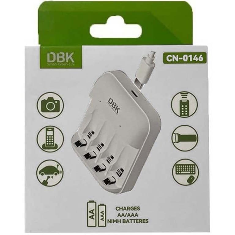 شارژر باطری 4تایی DBK CN-0146 TYPE-C