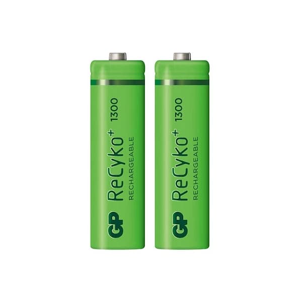 باتری قلمی قابل شارژ جی پی مدل ReCyko Plus 1300 بسته 2 عددی — تصویر ۳