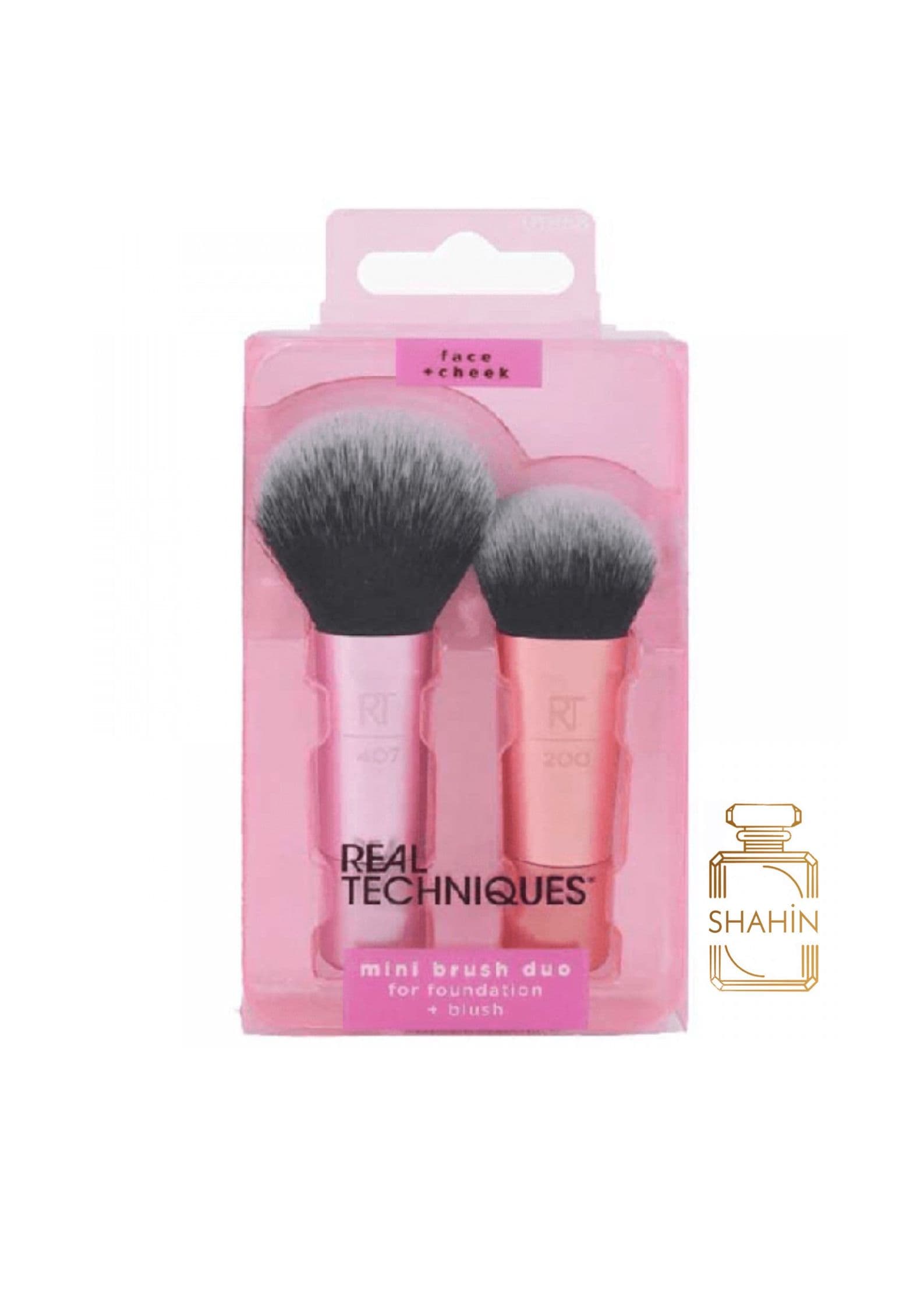 ست براش دوتایی کرم پودر و رژگونه ریل تکنیک اصل RELA TECHNIQUES BY SAM&NIC 01858