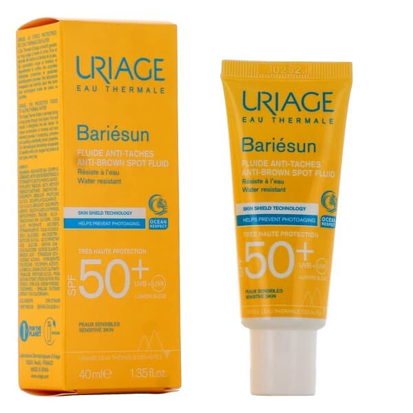 ضدآفتاب ضدلک فلوئیدی باریسان اوریاژ اصل Uriage Bariesun Anti-Brown Spot Fluid Spf50 40ML — تصویر ۸