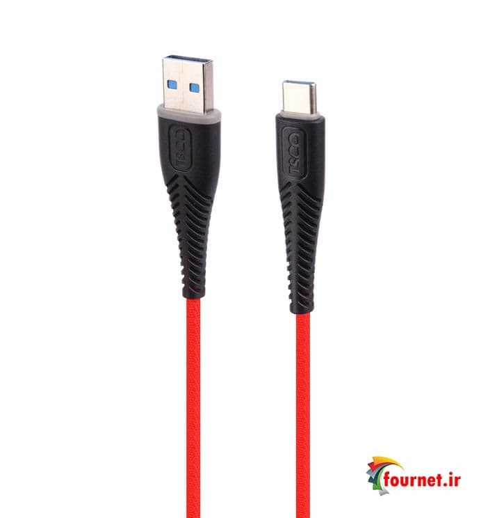 کابل تایپ سی فست شارژ TSCO TCC351 3A 1m
