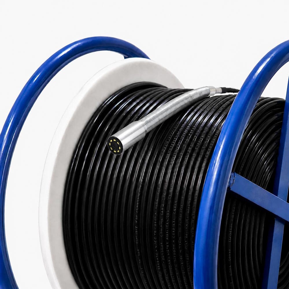 دوربین شلنگی آندوسکوپی بازرسی و حفاری چاه عمیق 250 متری WiFi لنز 20mm — تصویر ۱۱