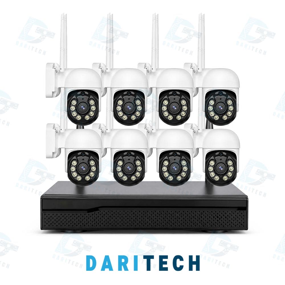 پکیج دوربین مداربسته چرخشی بیسیم ، وایرلس ، وای فای 8 کانال 3 مگاپیکسل مدل ESEE Cloud — تصویر ۸