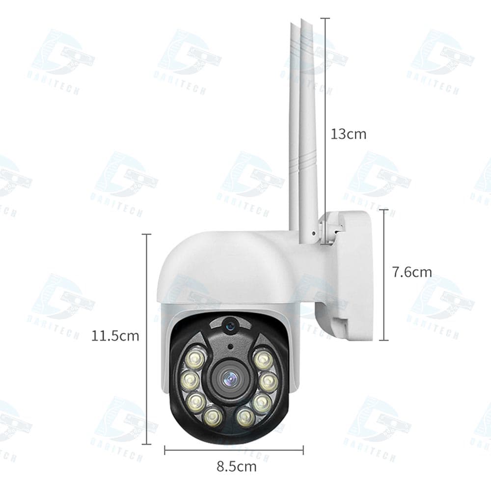 پکیج دوربین مداربسته چرخشی بیسیم ، وایرلس ، وای فای 8 کانال 3 مگاپیکسل مدل ESEE Cloud — تصویر ۵