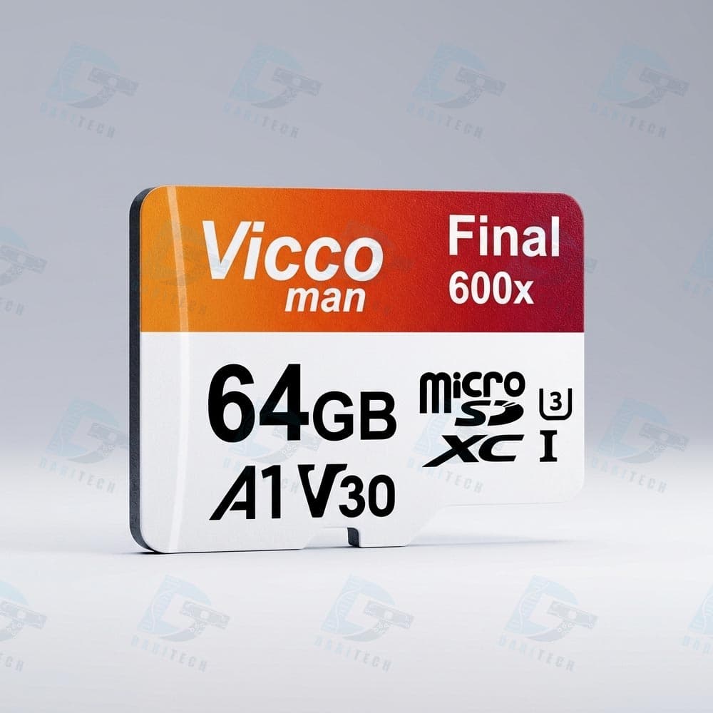کارت حافظه microSDHC ویکو استاندارد U3 A1 مدل V30 ظرفیت 64 گیگابایت — تصویر ۲