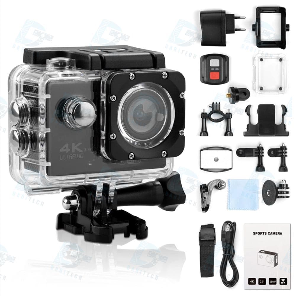 دوربین ورزشی اکشن کمرا (Action Camera) ضد آب 4K — تصویر ۷
