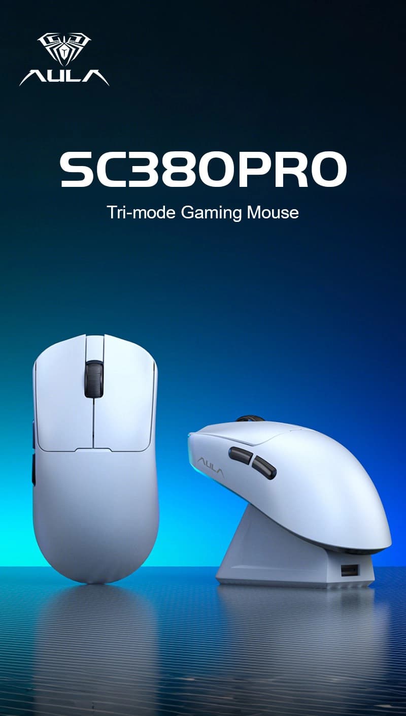 موس گیمینگ AULA SC380 Pro سفید — تصویر ۱۱