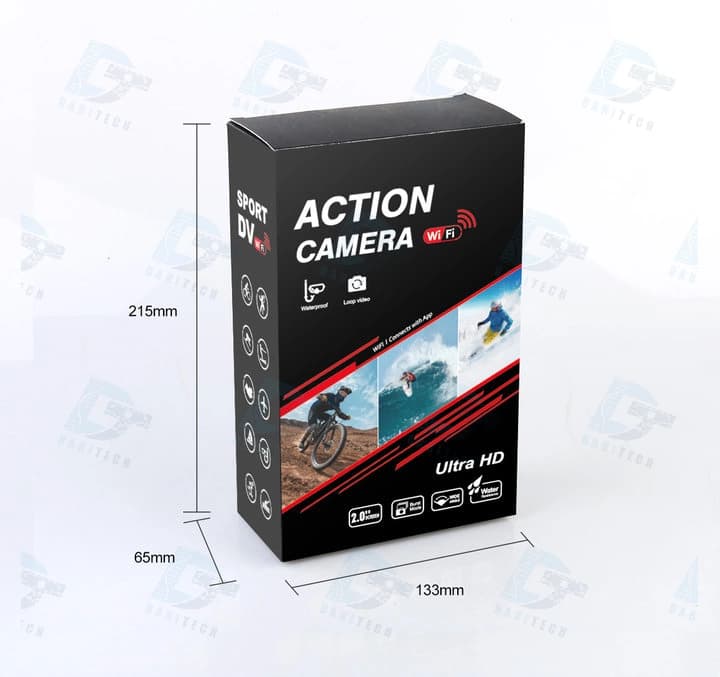 دوربین ورزشی اکشن کمرا (Action Camera) ضد آب 6K — تصویر ۷